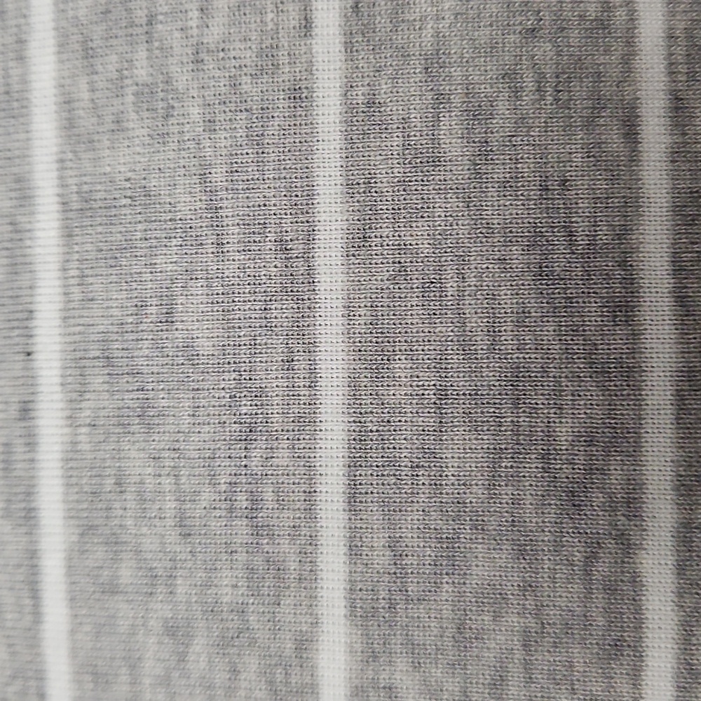 Lauren Ralph Lauren Women's Top NEW Size XL Gray White Stripes 3/4 Sleeve Cotton - Picture 13 of 13